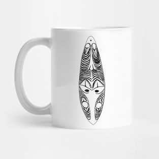 Papua New Guinean Traditional Art Mug